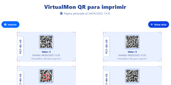 Gestión de QR